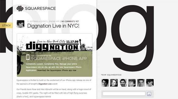 Squarespace Blog